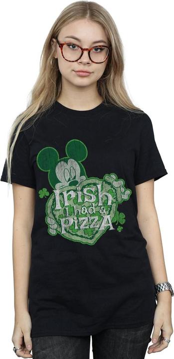 Produktbild Disney Mickey Mouse Shamrock Pizza TShirt (S)