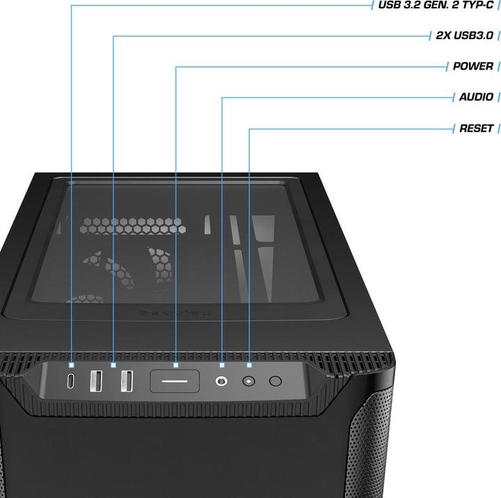 Produktbild Kiebel Silent Strike 12 (Intel Core i7 12700KF, 32 GB, 1000 GB, GeForce RTX 4060)