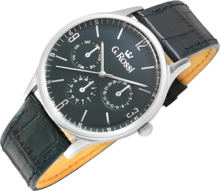 Actual product image Gino Rossi watch 10737A-6F1 (zg258e) blue (42 mm)