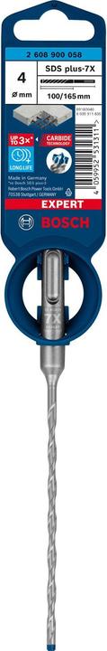 Actual product image Bosch Professional Zubehör Expert SDS plus-7X hammer drill, 4 x 100 x 165 mm (4.00 mm)