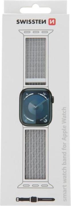 Image du produit Swissten Nylon Band for Apple Watch 38/40/41 mm White (Nylon)