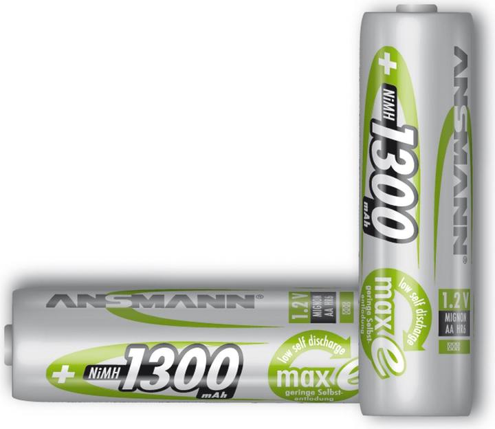 Actual product image Ansmann Battery AA type - NiMH - (rechargeable) (12 pcs., AA, 1300 mAh)