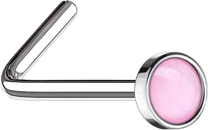 Actual product image Star Piercing Fake spiral Angry Birds (Acrylic without brass, Surgical steel 316L)
