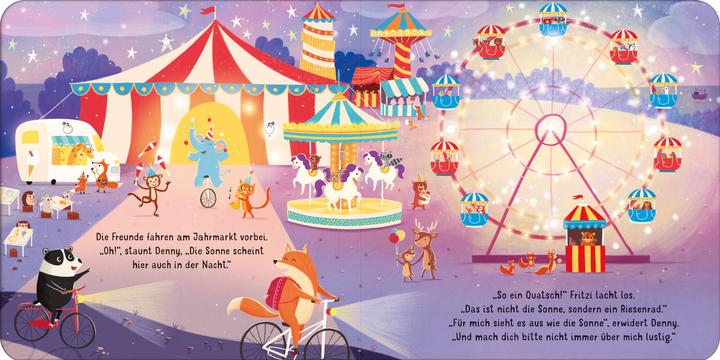Produktbild Mein leuchtendes Bilderbuch: Der Dachs entdeckt die Lichter der Stadt (Deutsch, Sam Taplin, Róisín Hahessy, 2023)