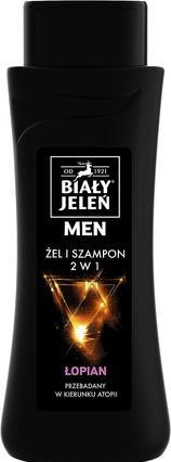 Biały Jeleń BiaÅ‚y JeleÅ„ Hypoallergenic Gel & Shampoo 2In1 For Men Burdock 300Ml (300 ml)