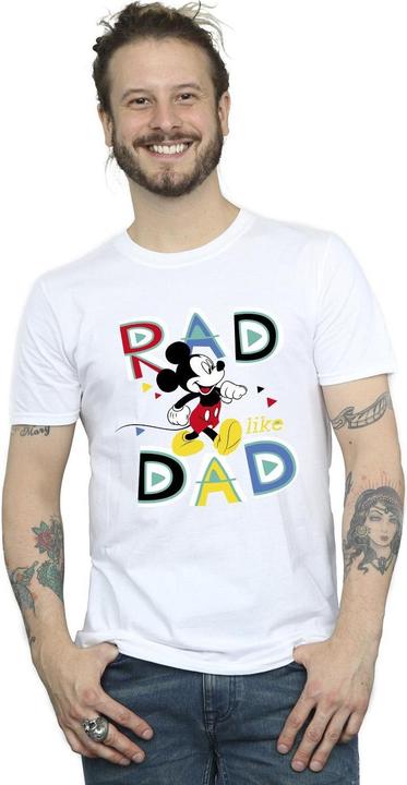 Actual product image Disney Mens Mickey Mouse Rad Dad T-Shirt (L)