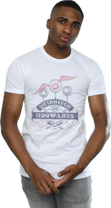 Actual product image Mens Quidditch At Hogwarts T-Shirt (S)
