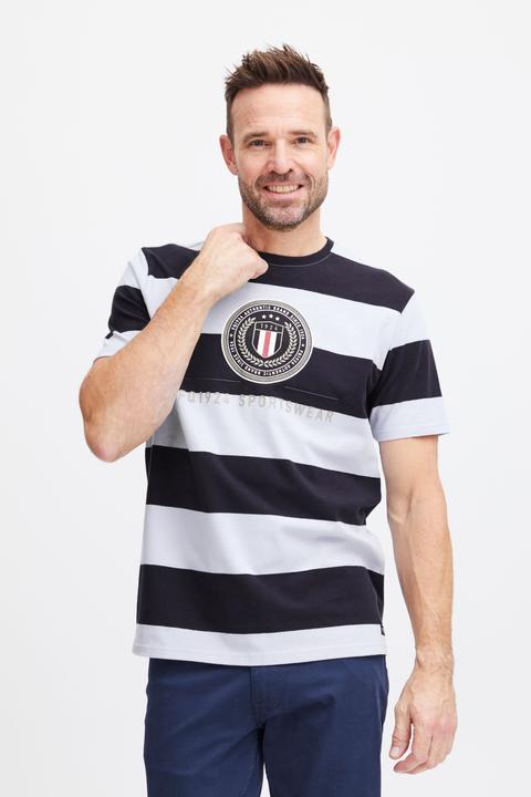 Immagine prodotto FQ1924 FQTom SS t-shirt a righe con stampa logo 21900645 (L)