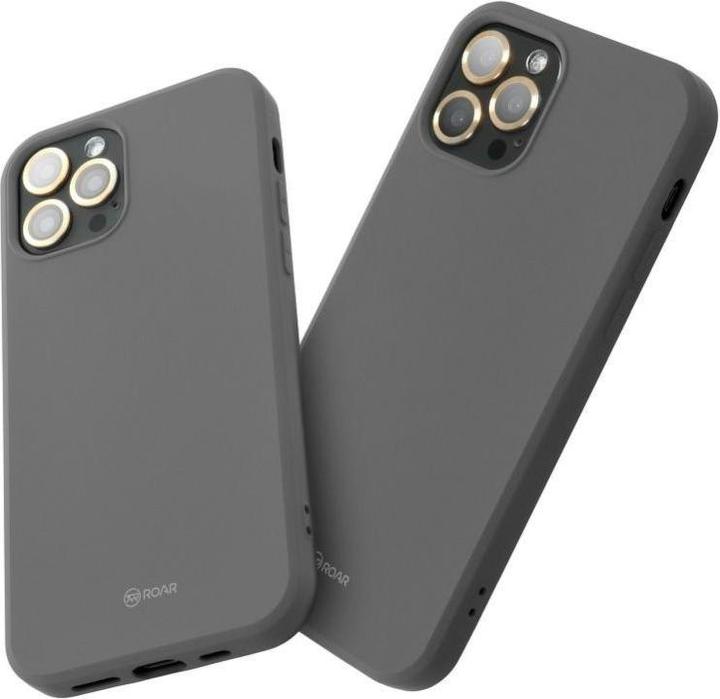 Produktbild Partner Telecom Rückwandabdeckung Roar ROAR case COLORFUL JELLY für IPHONE 12 / 12 Pro grau (Apple iPhone 12, Realme 12 Pro+)