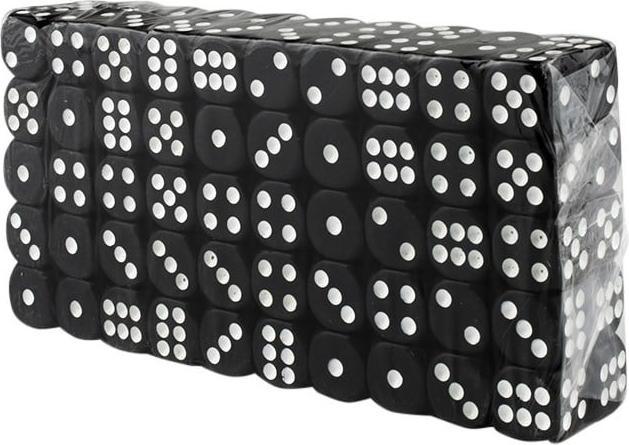 Produktbild JTI 6-seitiger Würfel, 100 Stück - Schwarz