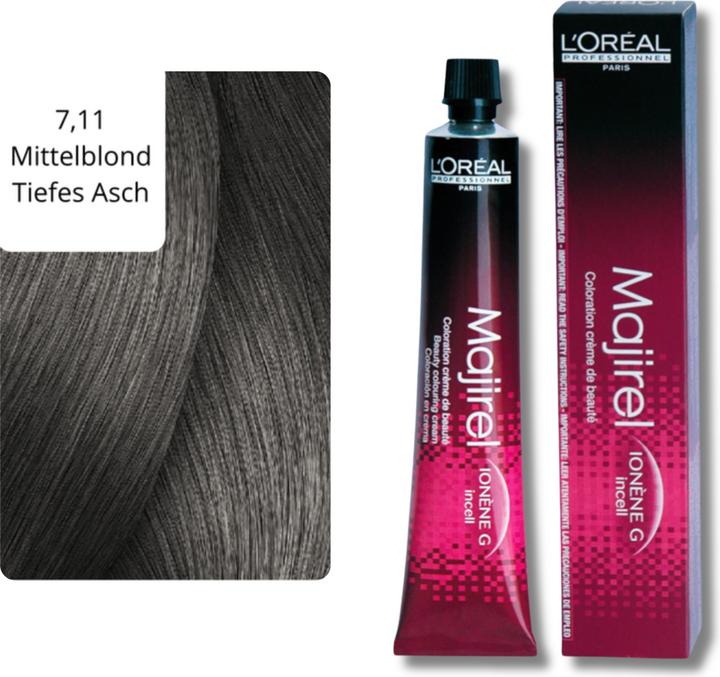 Image du produit L'Oréal Professionnel Majirel (7,11 Blonde moyenne Frêne foncé)