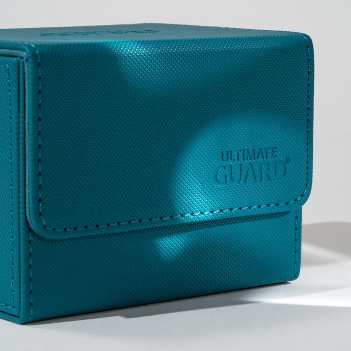 Image du produit Ultimate Guard Boîte à cartes XenoSkin Sidewinder Monocolor 80+ bleu pétrole