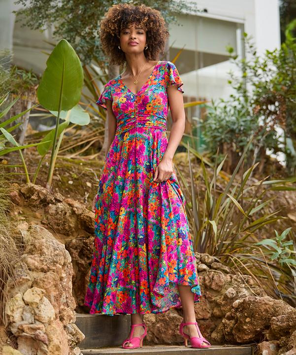 Produktbild Joe Browns PETITE Lace Panel Shirred Maxi (34)