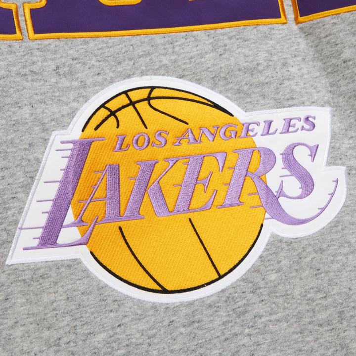 Produktbild Mitchell & Ness SATIN Fleece Pullover Los Angeles Lakers - M (M)