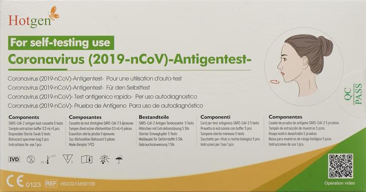 Image du produit Hotgen Antigène (5 x)