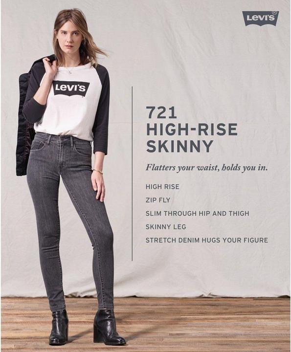 Immagine prodotto Levis 721 Jeans High Rise Skinny morbido nero (W24/L30)
