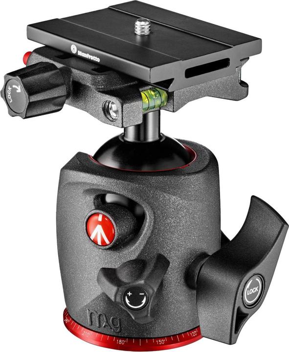 Manfrotto Testa a sfera XPRO con staffa a sgancio rapido Q6 Top Lock (Testa sferica)