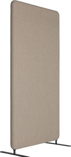 Actual product image kaiserkraft Softline Salsa acoustic partition, HxW 1360 x 1200 mm, fabric, beige.