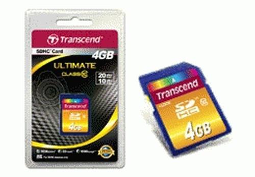 Image du produit Transcend SDHC 200x (4 Go, SDHC, U1, UHS-I)