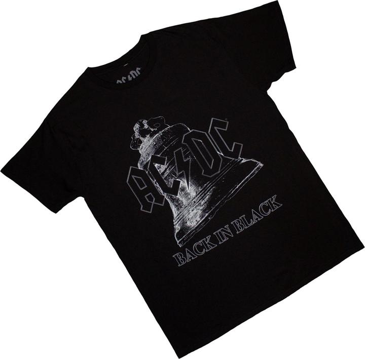 Immagine prodotto AC/DC Back In Black Maglietta Campanello Adulto Unisex (M)