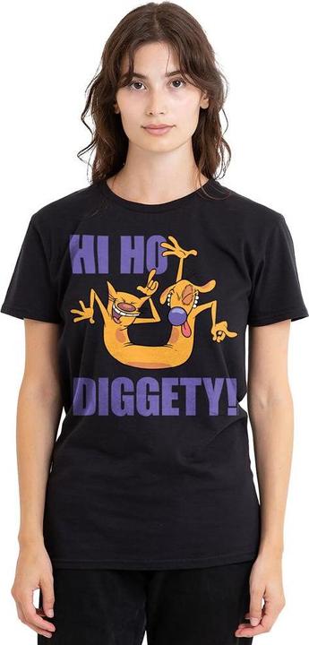 Actual product image CatDog Unisex Adult Hi Ho Diggety T-Shirt (M)