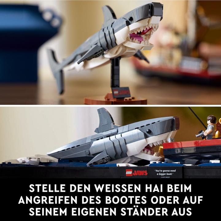 Produktbild LEGO Der weisse Hai (21350, LEGO Ideas, LEGO Seltene Sets)