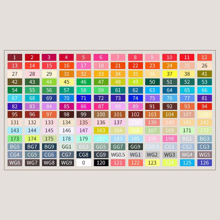 Image du produit I Am Creative Feutres acryliques résistants à l'eau (Multicolore, 7 mm, 168 x)