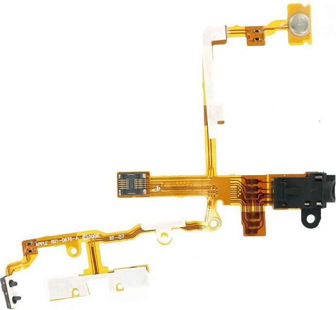 Produktbild OEM Audio Jack Flexkabel für iPhone 3GS schwarz (iPhone 3GS)