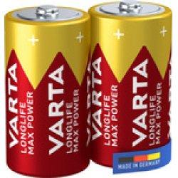 Image du produit Varta Longlife Max Power C 2er Bli (2 pcs, R14, C, 7800 mAh)