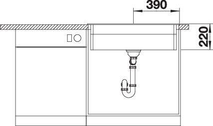 Produktbild Blanco Etagon 8 (Einbauspüle, 51 cm, 78 cm)