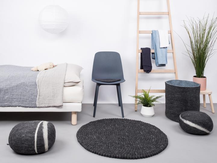 Produktbild Myfelt Hugo Filzkugelteppich (Ø 90 cm)