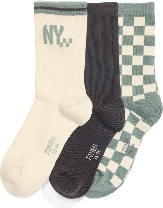 Produktbild Jonen 3er-Pack Jungen Socken mit Schachbrettmuster (3er Pack, 31, 34)