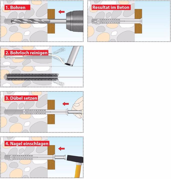 Image du produit Tox Fixation métallique sur pied Attack (50 pcs)