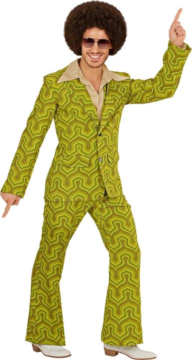 Actual product image Widmann THE 70s GROOVY STYLE - wallpaper (Jackett, Hose), XXL (XXL)