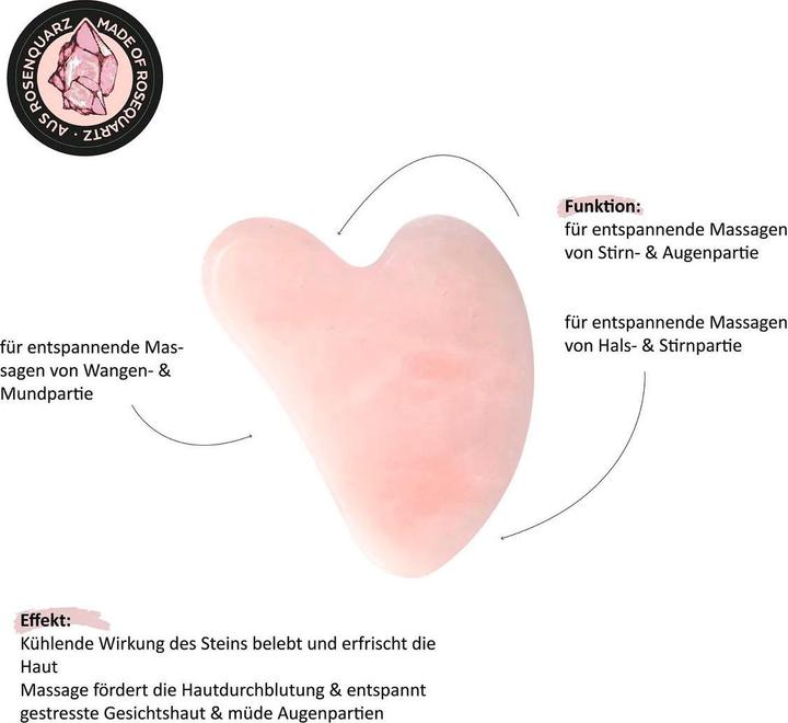 Actual product image Parsa Beauty Parsa - Beauty Gua Sha Roses Quartz