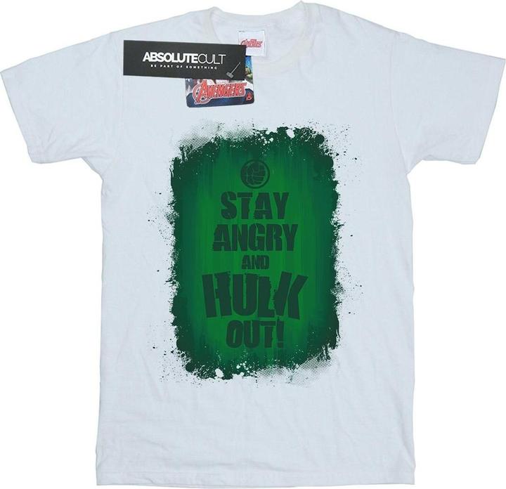 Actual product image Mens Hulk Stay Angry T-Shirt (L)