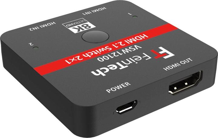 FeinTech VSW12100 HDMI 2.1 Switch 2 In 1 Out | Auto-Switching