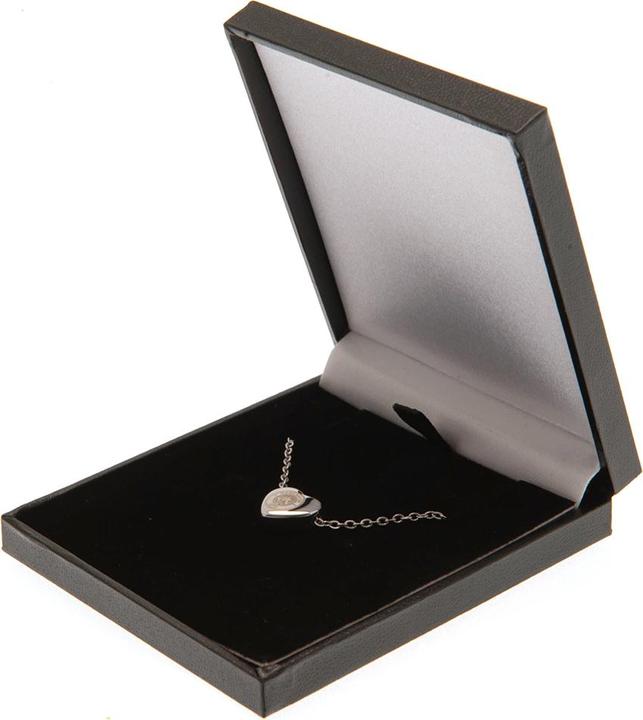 Actual product image Manchester City FC Heart Stainless Steel Necklace (100% synthetic material)