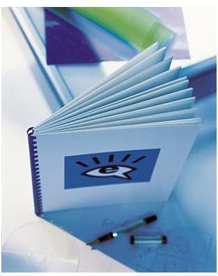 Actual product image GBC Binder spine 12mm, 21 rings, black, 100 pcs.