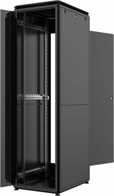 Image du produit Logon RDL42U68BL Vrijstaande rek 42U 600kg Zwart rack (42 HE, Rack 19 pouces)