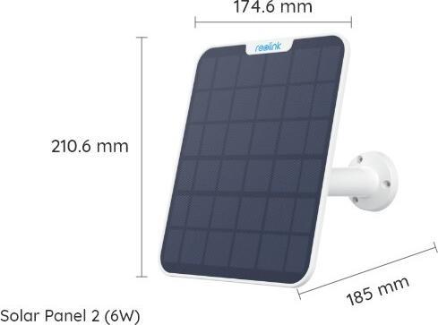 Image du produit Reolink Panneau solaire 2 USB-C (Panneau solaire)