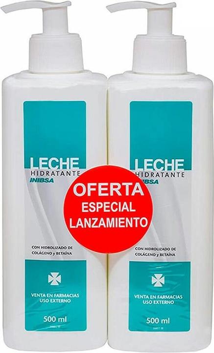 Inibsa Leche Hidratante Dermatologica Pack 2 (Reinigungsmilch, 500 ml)