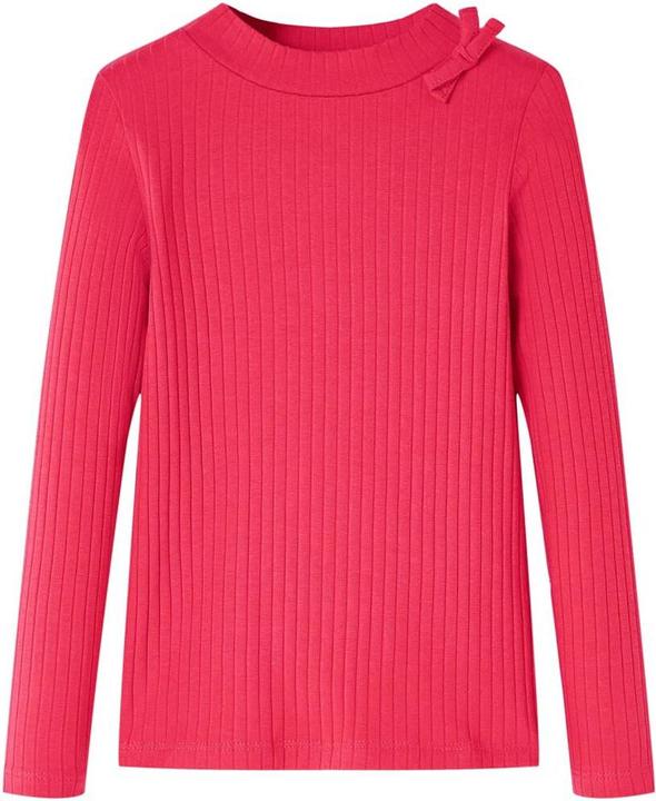 Actual product image VidaXL Children's long-sleeved shirt bright pink 116,Material: 95% cotton (116)