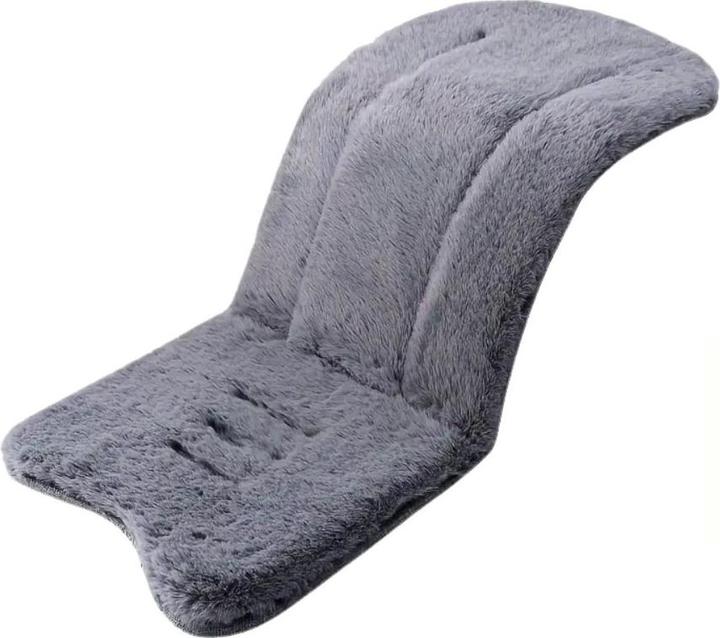 Immagine prodotto Milkii Inserto per carrozzina in pelliccia sintetica di coniglio, grigio