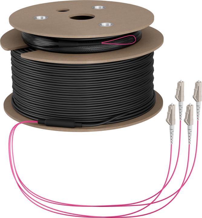 Image du produit EFB Elektronik Câble trunk U-DQ ZN BH OM4 4G 1x4 LC-LC 150m Dca LSZH (150 m)