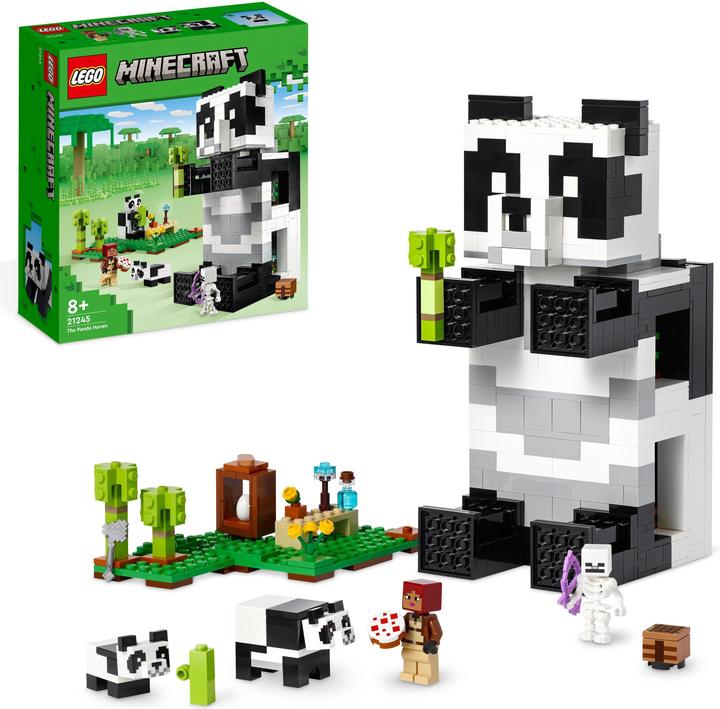 Produktbild LEGO Das Pandahaus (21245, LEGO Minecraft)