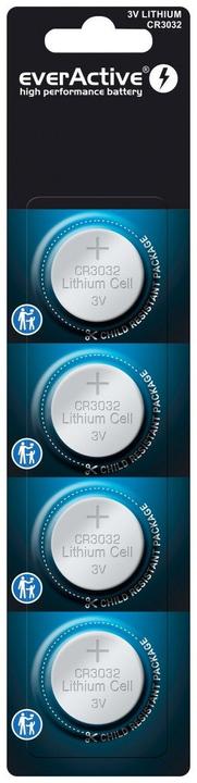 Produktbild Everactive High Performance Battery (4 Stk., CR3032, 580 mAh)