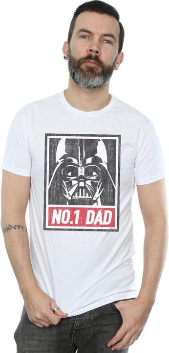 Actual product image Star Wars Mens Number One Dad T-Shirt (4XL)