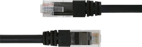 Image du produit Deltaco Câble de brassage U/UTP Cat6 LSZH 5m svart (U/UTP, UTP, CAT6, 5 m)