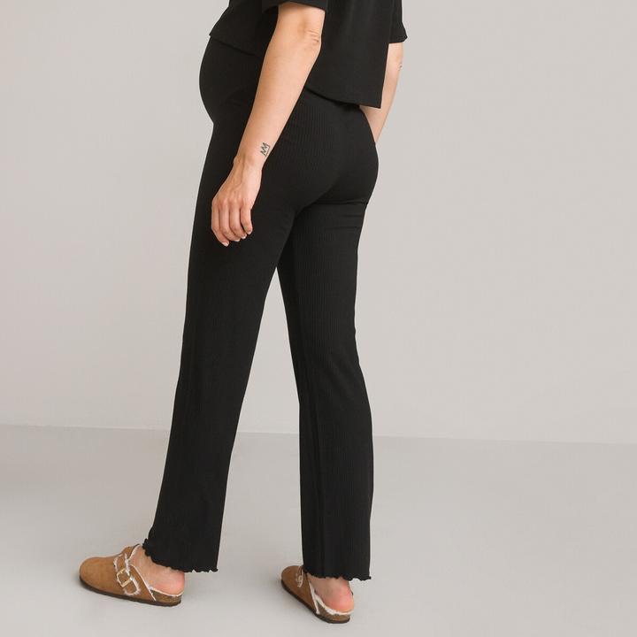 Actual product image La Redoute Collections Flared maternity leggings with high stretch waistband (XL)